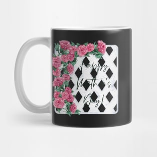 Happy Mother's Day Watercolor Rose Trellis | Cherie's Art (c)2021 Mug